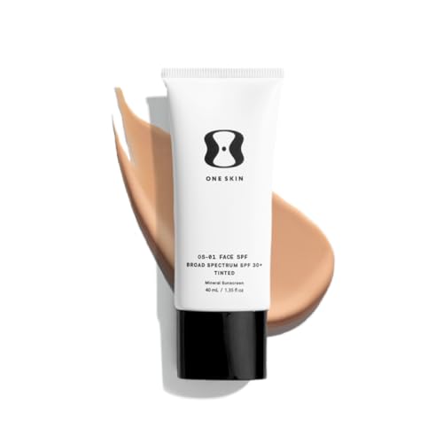 OneSkin FACE SPF OS-01 Peptide Broad Spectrum SPF 30+ Mineral Sunscreen- Scientifically Proven to Protect Skin from UV Aging, Includes Potent Antioxidants