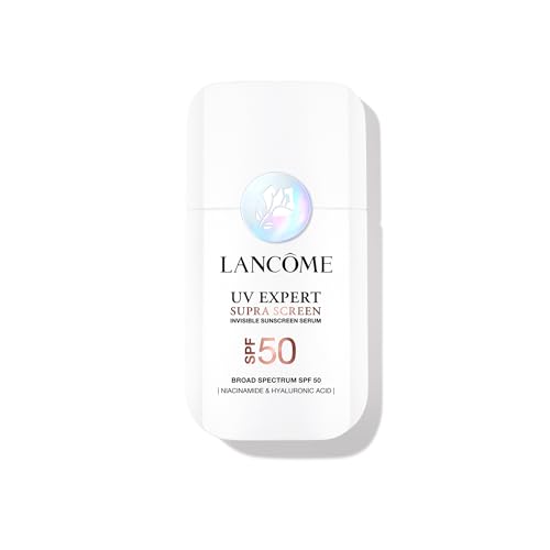 Lancôme Supra Screen Invisible Serum Sunscreen SPF 50+ - 1.7 Fl Oz | 48H Hydration Face Sunscreen for Anti-Aging Correction - Lightweight Serum Texture With Niacinamide and Vitamin Cg + E