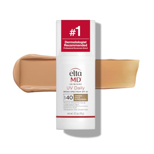 EltaMD UV Daily SPF 40 Face Sunscreen Moisturizer with Zinc Oxide, Daily Face Moisturizer with SPF, Sunscreen for Dry Skin