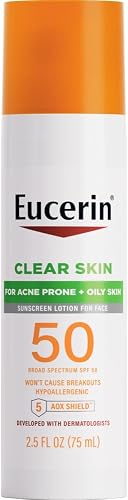 Eucerin Sun Clear Skin Face Sunscreen Lotion SPF 50 for Acne Prone and — Real-world performance testing in action