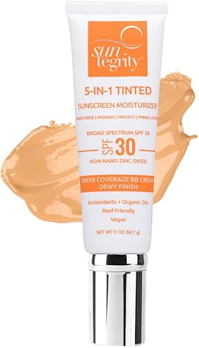 Suntegrity Tinted 5 in 1 Mineral Sunscreen for Face (SPF 30-2 oz) - Me — Build quality and design details up close