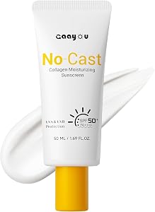 No Cast Moisturizing Sunscreen SPF50 PA++++ Collagen Facial Sunscreen Korean Sunscreen wit