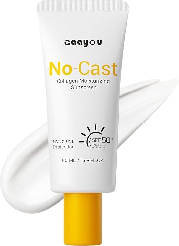 No Cast Moisturizing Sunscreen SPF50 PA++++ Collagen Facial Sunscreen — Our recommended configuration for best results