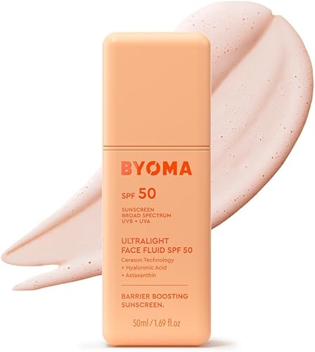 BYOMA SPF 50 Face Fluid - Ultra-Lightweight Facial Sunscreen for All S — Real-world performance testing in action
