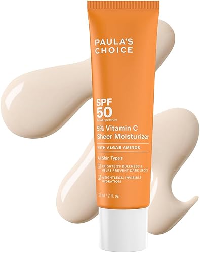 Paula's Choice 5% Vitamin C Sheer Sunscreen for Face, SPF 50 Face Suns — Side-by-side comparison of top picks in this category