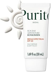 PURITO Korean Sunscreen SPF 50 | Lightest Texture, No White Cast, Broad Spectrum UVA/UVB |