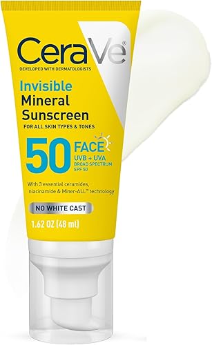CeraVe Invisible Mineral Sunscreen SPF 50, Face Sunscreen for Sensitiv — Complete testing methodology overview