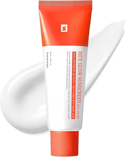 TOSOWOONG Rice Glow Sunscreen, SPF50+ Broad Spectrum Korean Sunscreen — Side-by-side comparison of top picks in this category