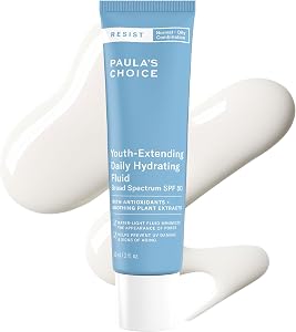 Paula's Choice RESIST Daily Hydrating Fluid Face Moisturizer with SPF 50 Sunscreen, Face S