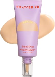 Tower 28 SunnyDays SPF 30 Tinted Moisturizer - 2-in-1 Buildable Coverage Foundation + Mine