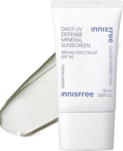 innisfree Daily Mineral UV Defense SPF 45 | Tinted Korean Sunscreen wi — Side-by-side comparison of top picks in this category
