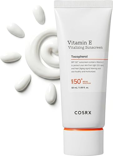 COSRX Vitamin E Sunscreen for Oily Skin SPF 50, Natural Glow Face Suns — Real-world performance testing in action
