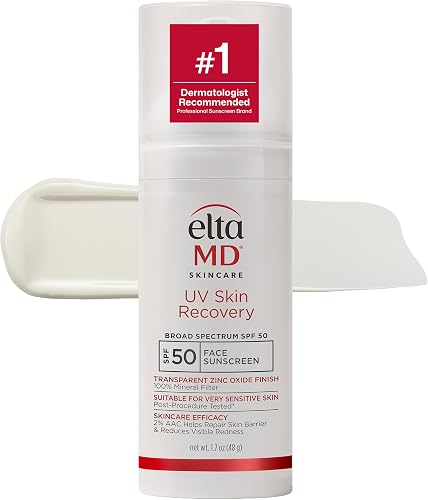 EltaMD UV Skin Recovery Face Sunscreen with Zinc Oxide, All Mineral, S — Real-world performance testing in action