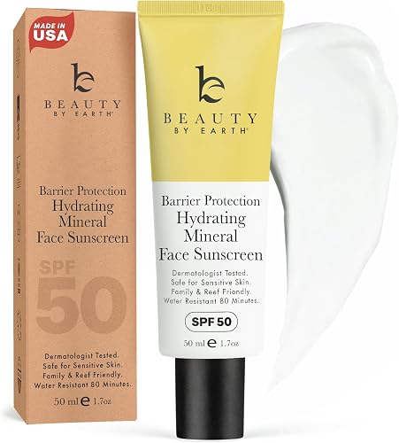 Mineral Sunscreen for Face SPF 50 – Broad Spectrum Zinc Oxide, Made in — Real-world performance testing in action