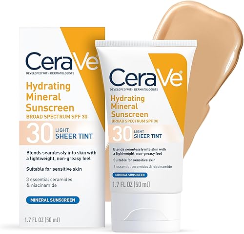 CeraVe Hydrating Mineral Sunscreen SPF 30 with Sheer Tint, Tinted Mine — Build quality and design details up close